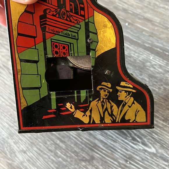 Antique Benjamin Franklin thrift bank gold toy collectors - Picture 8 of 9